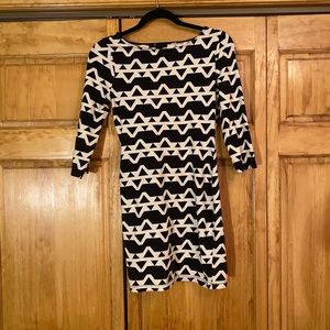 Triangle Patterned Bodycon Dress